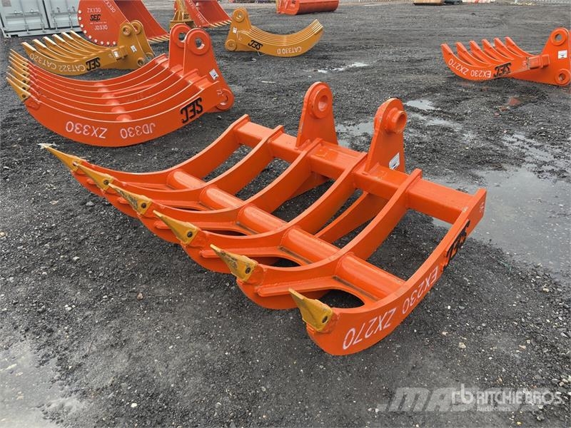SEC 66 in 66" to fit ZX270 Excavator Rake - Fits Hitac مكابس وميبسات التبن