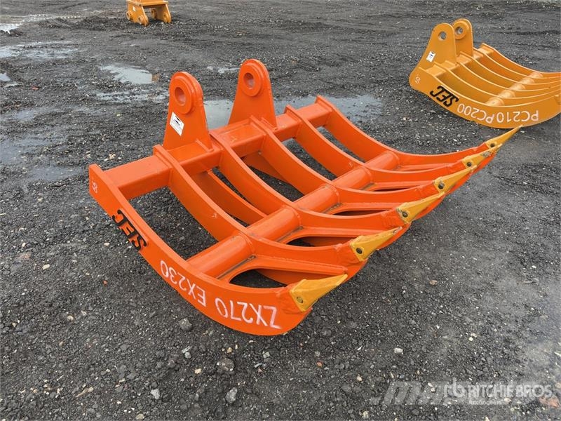 SEC 66 in 66" to fit ZX270 Excavator Rake - Fits Hitac مكابس وميبسات التبن