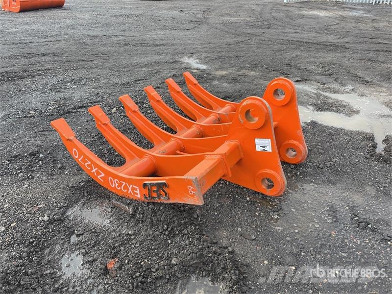 SEC 66 in Excavator Rake - Fits Hitachi ZX270 (Unused) Граблі і сінозворушувачі
