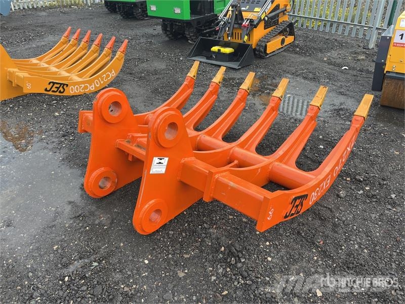 SEC 66 in Excavator Rake - Fits Hitachi ZX270 (Unused) Rakes and tedders