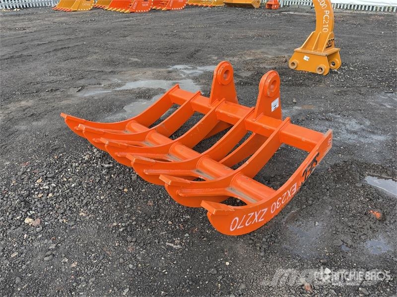 SEC 66 in Excavator Rake - Fits Hitachi ZX270 (Unused) Граблі і сінозворушувачі