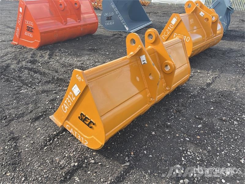SEC 68 in Ditching Excavator Bucket - Fits Cat 312 (Un Buckets