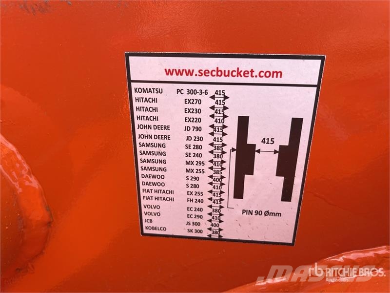 SEC 68 in Skeleton Excavator Bucket - Fits Hitachi ZX2 Buckets