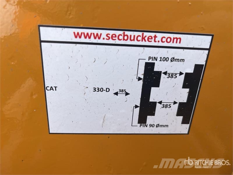 SEC 68 in Skeleton Excavator Bucket - Fits Cat 330D (U Buckets