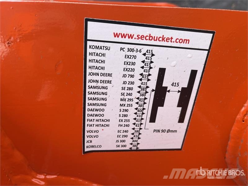 SEC 68 in Skeleton Excavator Bucket - Fits Hitachi ZX2 Buckets