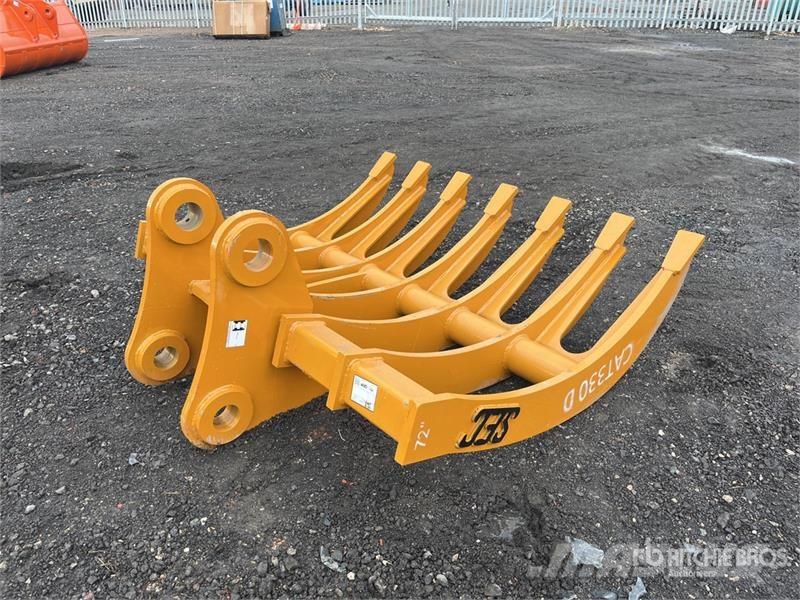 SEC 72 in 72" to fit Cat 330D Excavator Rake - Fits Ca Граблі і сінозворушувачі