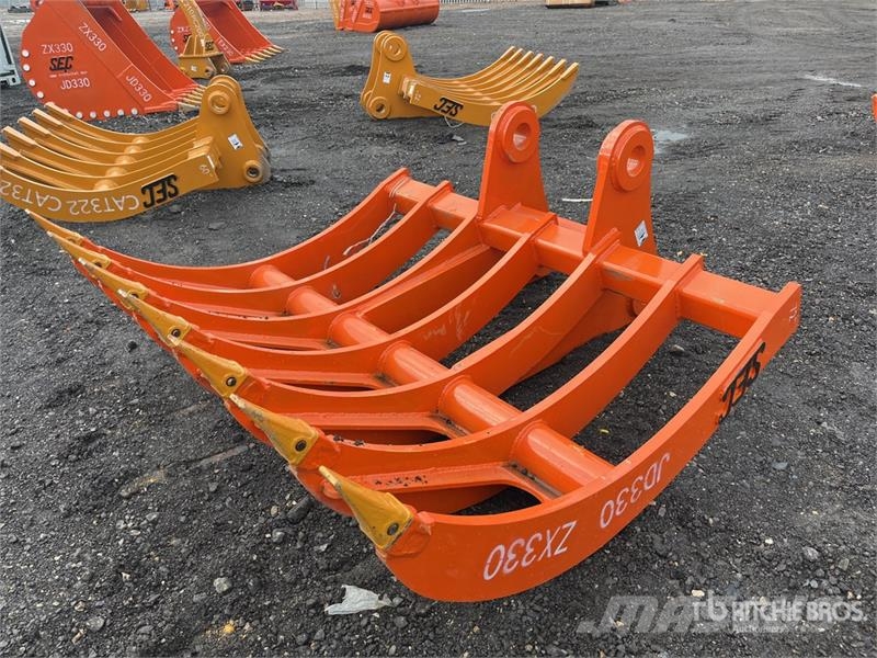 SEC 72 in Excavator Rake - Fits Hitachi ZX330 (Unused) Граблі і сінозворушувачі