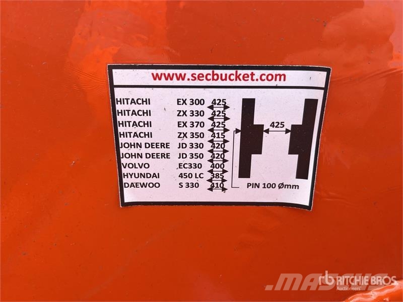 SEC 72 in Skeleton 72" to fit ZX330 skeleton Excavator Buckets