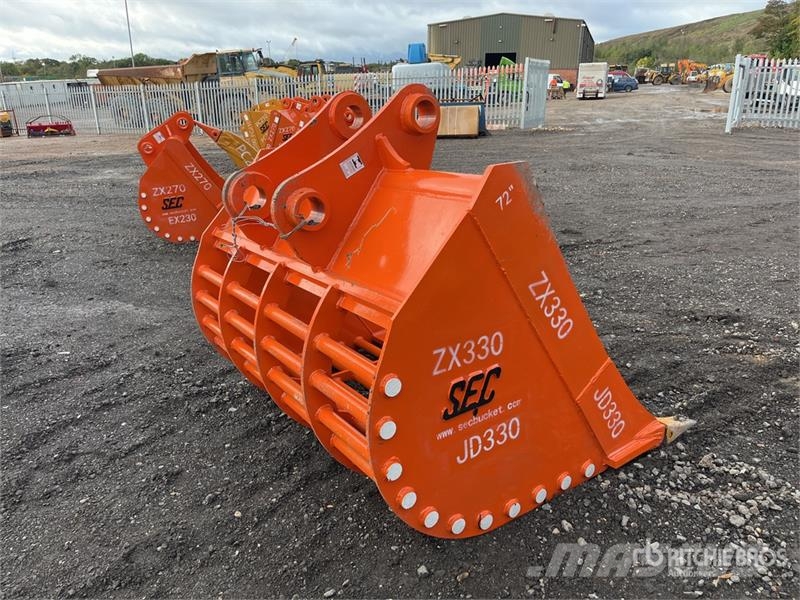 SEC 72 in Skeleton Excavator Bucket - Fits Hitachi ZX3 Buckets