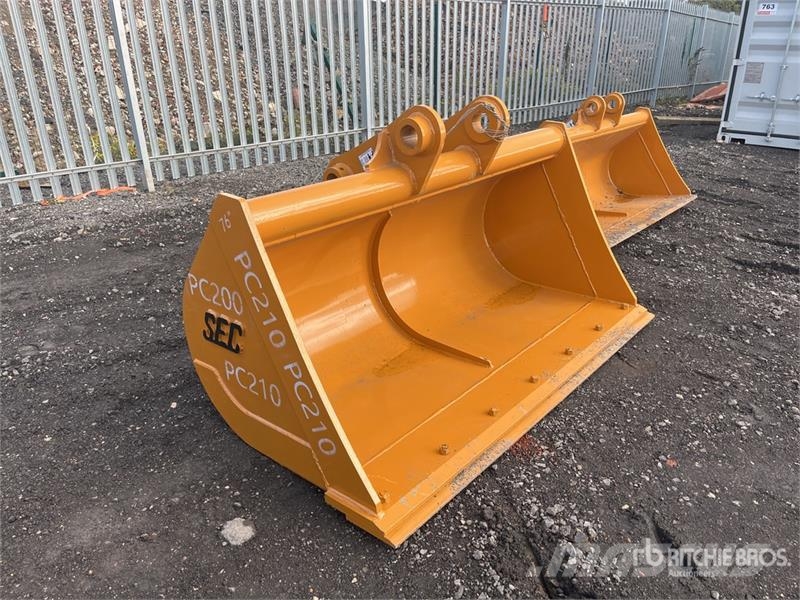 SEC 76 in Ditching 76" to fit PC200 ditching Excavator Buckets