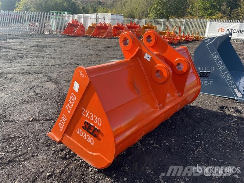 SEC 86 in Ditching Excavator Bucket - Fits Hitachi ZX3 Buckets