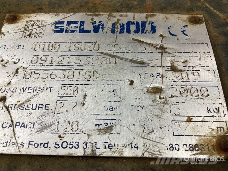 Selwood D100 Trailer-Mounted Water Pump Vattenpumpar
