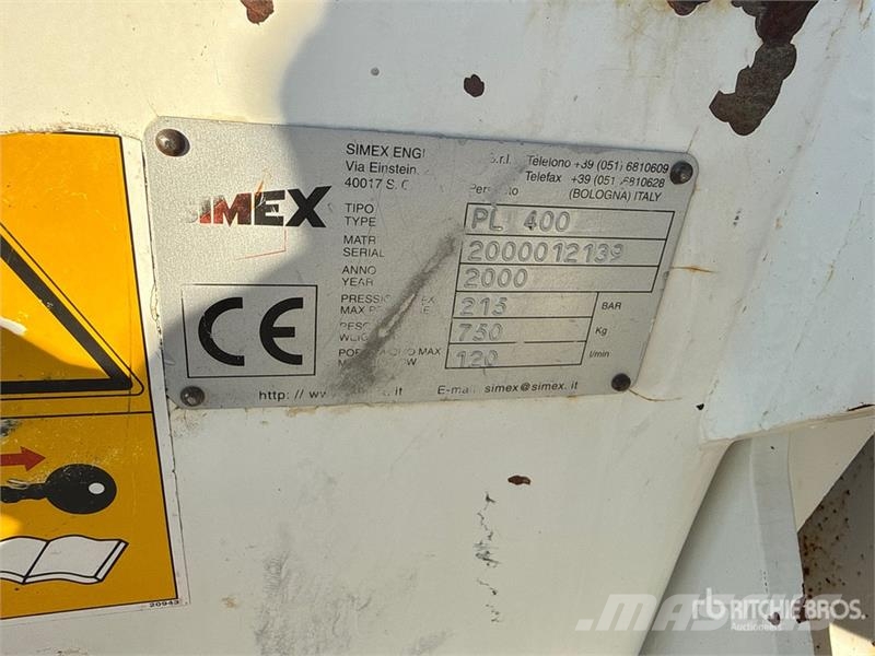 Simex PL400 Skid Steer Planer Andere Zubehörteile