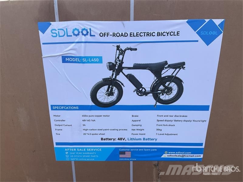  SKLP SL-L450 Off-Road Electric Bicycle (Unused) Andere Zubehörteile
