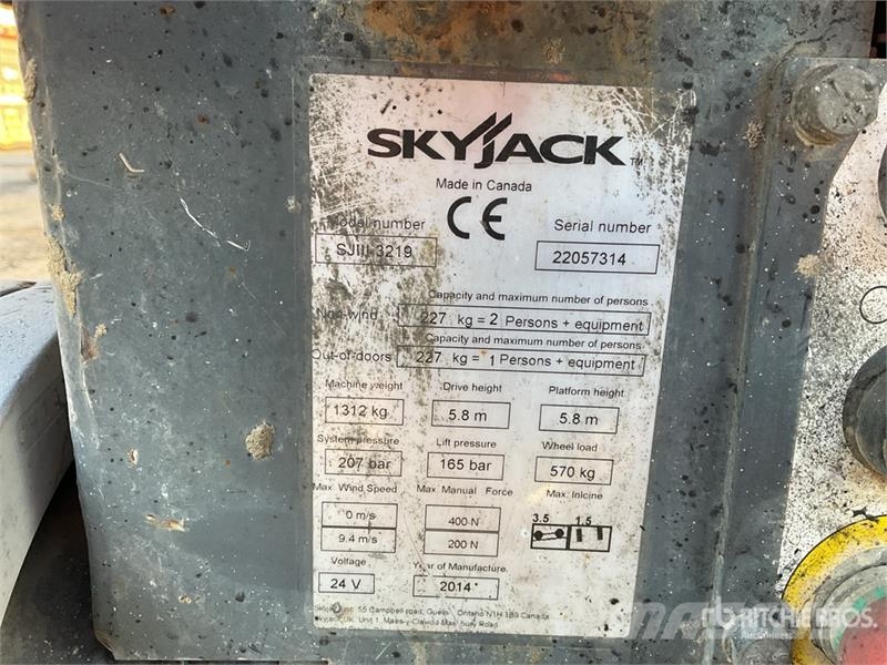 SkyJack SJ 3219 Scissor Lift 剪式升降機