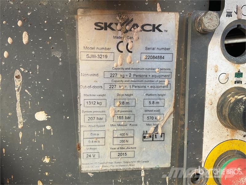 SkyJack SJ 3219 Scissor Lift Ollós emelők