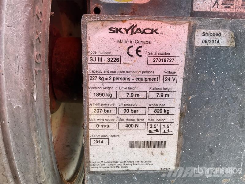 SkyJack SJ 3226 Scissor Lift 剪式升降機
