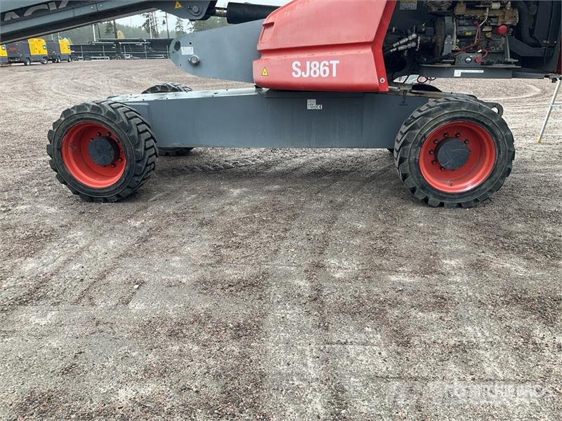 SkyJack SJ86T 4WD Diesel Telescopic Boom Lift Teleskopiskie pacēlāji