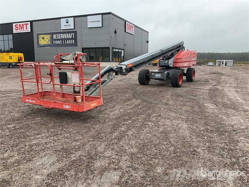 SkyJack SJ86T 4WD Diesel Telescopic Boom Lift Teleskopiskie pacēlāji