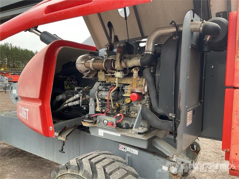 SkyJack SJ86T 4WD Diesel Telescopic Boom Lift Teleskopiskie pacēlāji