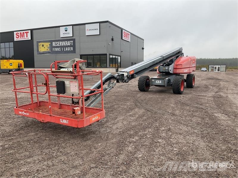 SkyJack SJ86T 4WD Diesel Telescopic Boom Lift Teleskopiskie pacēlāji
