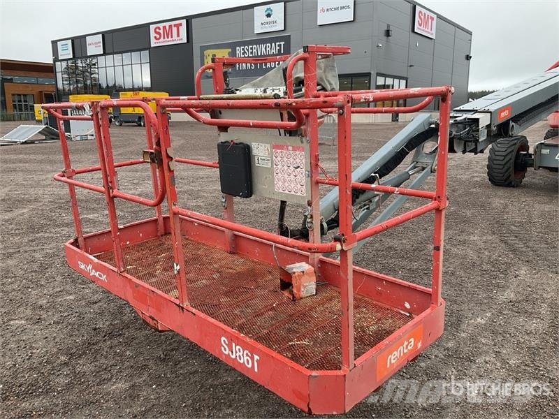 SkyJack SJ86T 4WD Diesel Telescopic Boom Lift Teleskopiskie pacēlāji