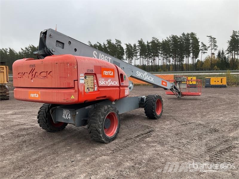 SkyJack SJ86T 4WD Diesel Telescopic Boom Lift Teleskopiskie pacēlāji