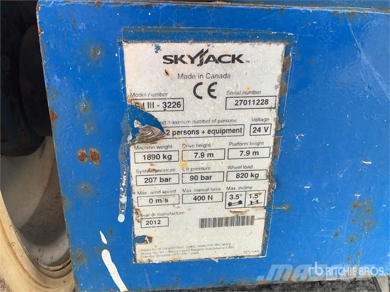SkyJack SJIII3226 Piattaforme a pantografo