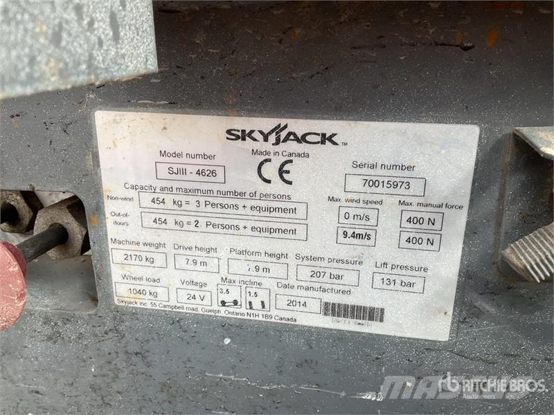 SkyJack SJIII4626 シザースリフト
