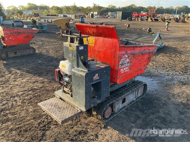 Slanetrac HT1000 Stand-On Hi-Tip Mini Tracked Dumper Vehículos compactos de volteo