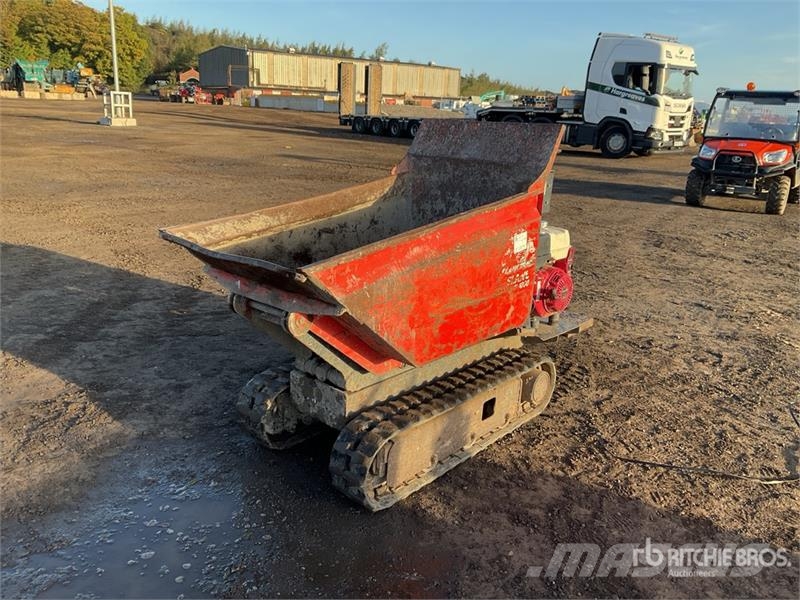 Slanetrac HT1000 Stand-On Hi-Tip Mini Tracked Dumper Vehículos compactos de volteo