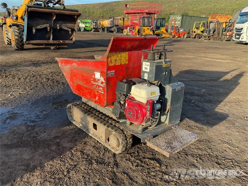 Slanetrac HT1000 Stand-On Hi-Tip Mini Tracked Dumper Vehículos compactos de volteo