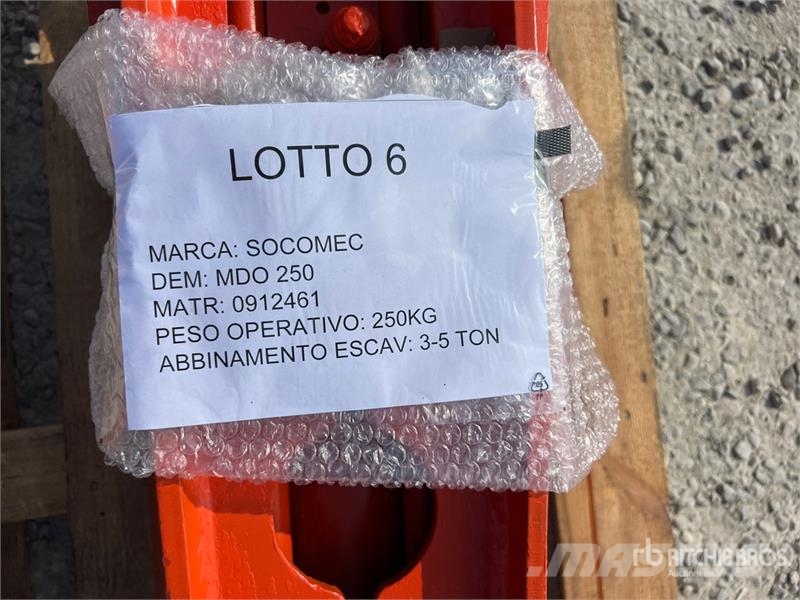 Socomec MDO0250 Hydraulic Breaker Hidrolik kırıcılar