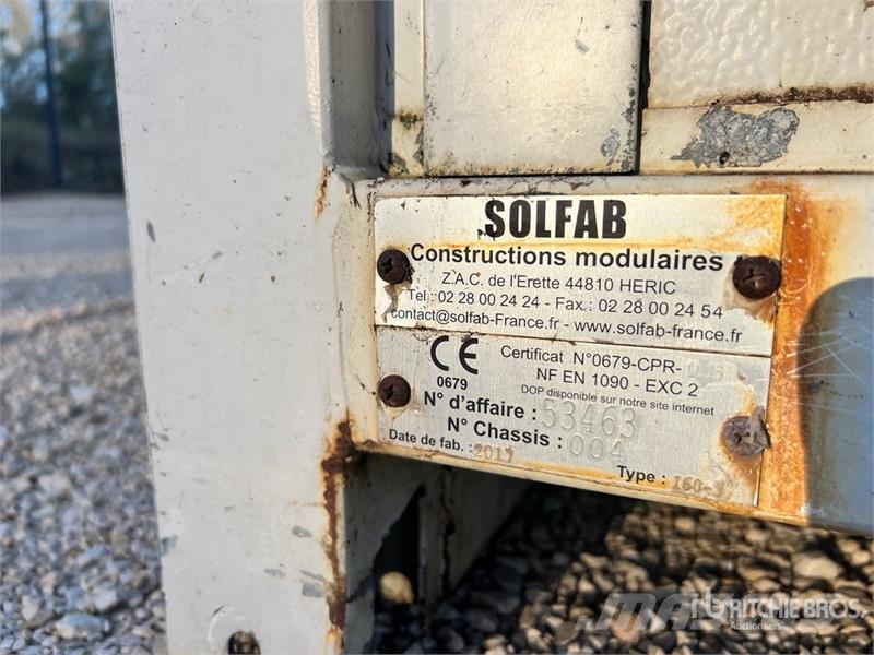 SOLFAB I60-3 Module Sanitaire Прочие прицепы