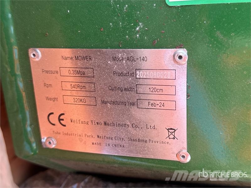 Solmek AGL-140 1200 mm Mulcher Attachment (Unused) Utilaje silvicultura