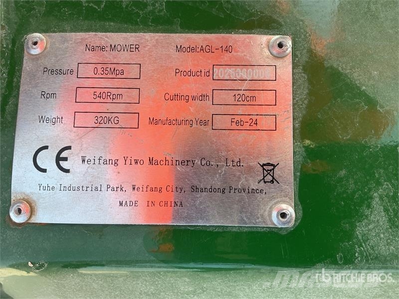 Solmek AGL-140 Mulcher Attachment (Unused) Utilaje silvicultura