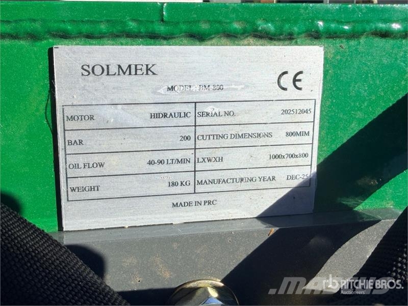 Solmek BM-800 800 mm Broyeur (Non Utilise) Shredder (Unus Άλλα εξαρτήματα