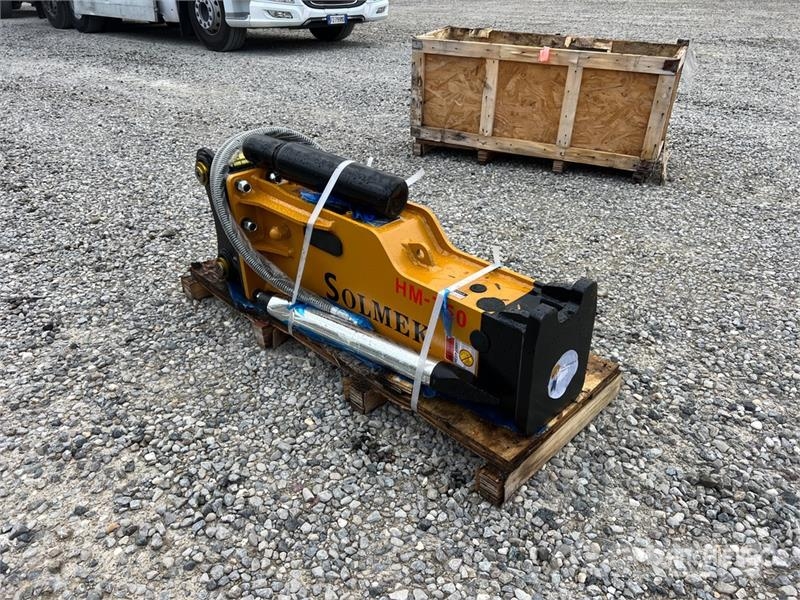 Solmek HM-750 7.5 to 15 ton Excavator Hydraulic Breaker ( Martelos Hidráulicos