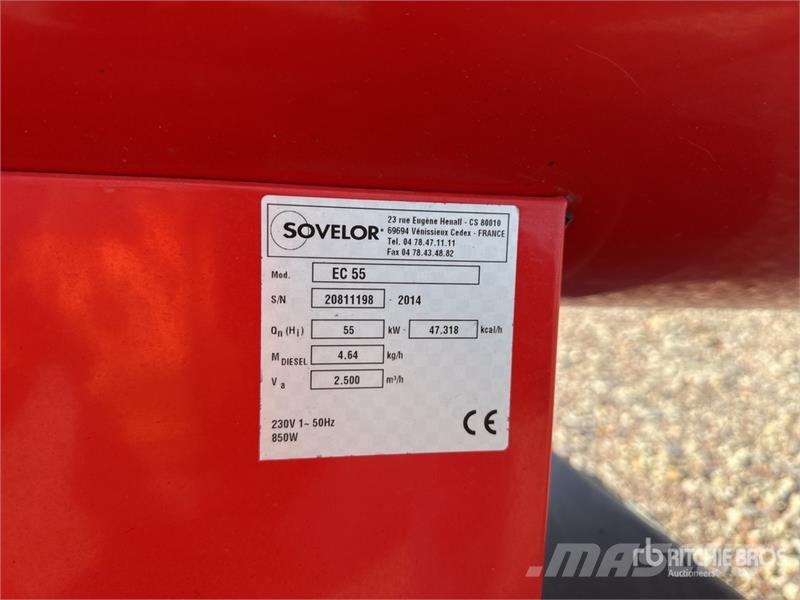 Sovelor EC55 Chauffage Space Heater Kühl- und Heizsysteme