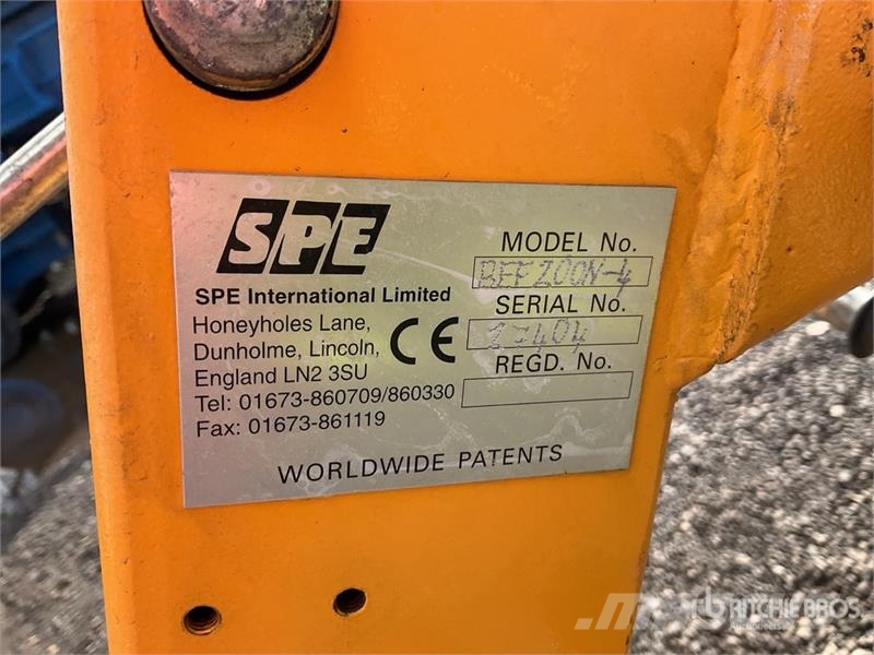  Spe BEF20 Walk-Behind Floor Scraper Other components