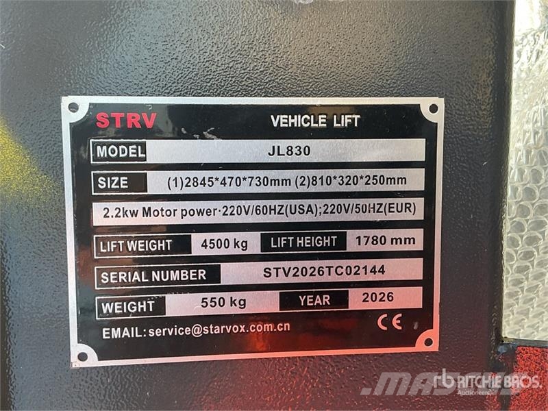  STARVOX JL830 4500 kg Vehicle Lift (Unused) Muu