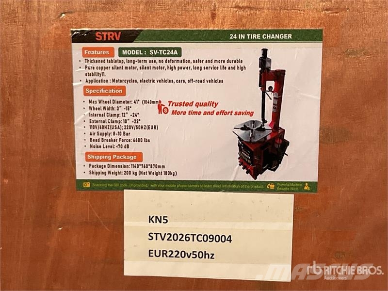  STARVOX SV-TC24A 24 in Tire Changer (Unused) معدات البناء - غير ذلك