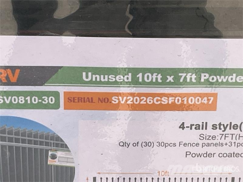  STARVOX SV0810-30 30pcs 10 ft x 7 ft Powder Coated Fencing equipment