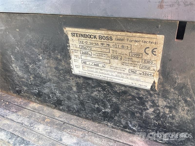 Steinbock Boss KE-D 16-66 MP Electric Forklift (Inoperable) Carrelli elevatori elettrici