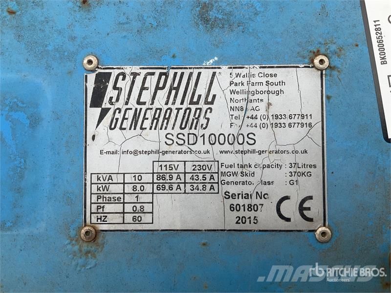 Stephill 10KVA 10 kVA Skid-Mounted Generator Set Dieselgeneratorer