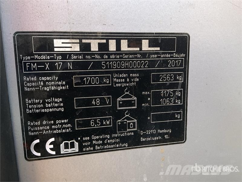 Still FMX17 Forklift Autokrāvēji - citi