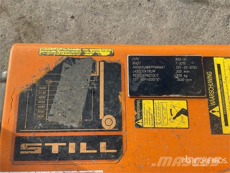 Still R50-10 1000 kg Electric Forklift (Inoperable) Elektritõstukid