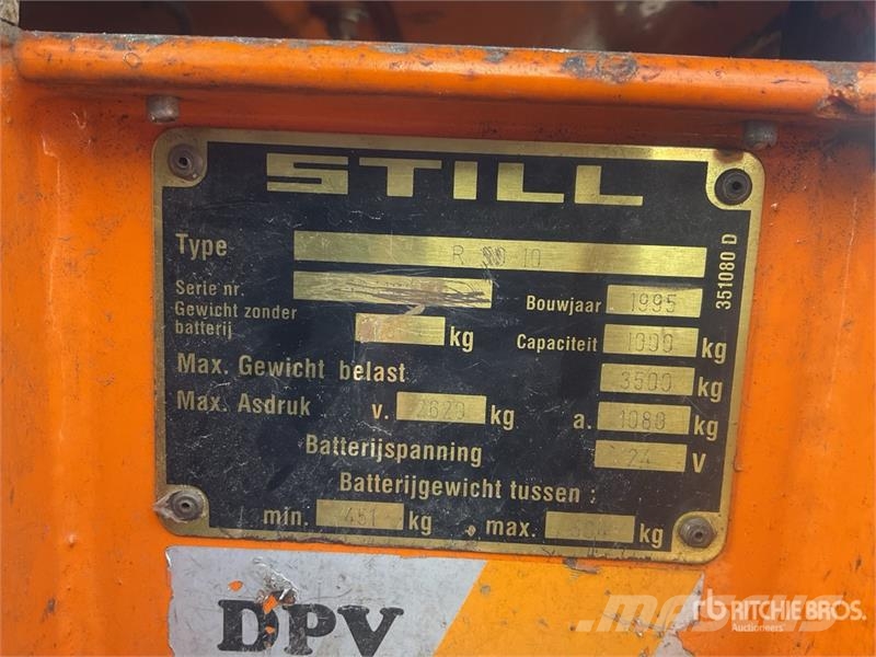 Still R50-10 1000 kg Electric Forklift (Inoperable) Elektritõstukid