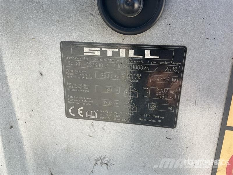 Still RX60-35 Electric Forklift 전동 지게차