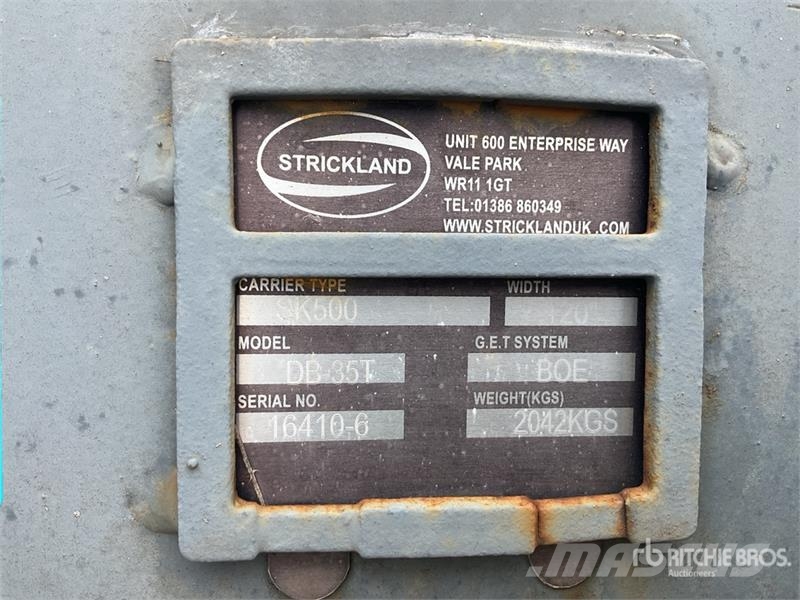 Strickland 120 in Ditching Excavator Bucket - Fits Kobelco SK Pistoane